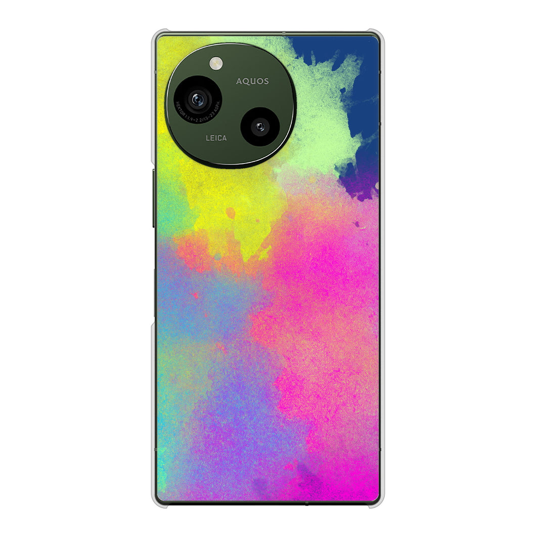 AQUOS R9 A401SH SoftBank 高画質仕上げ 背面印刷 ハードケースパステルアート