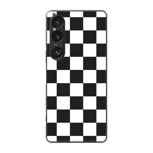 Xperia 1 VI A401SO SoftBank 高画質仕上げ 背面印刷 ハードケース 【151 フラッグチェック】