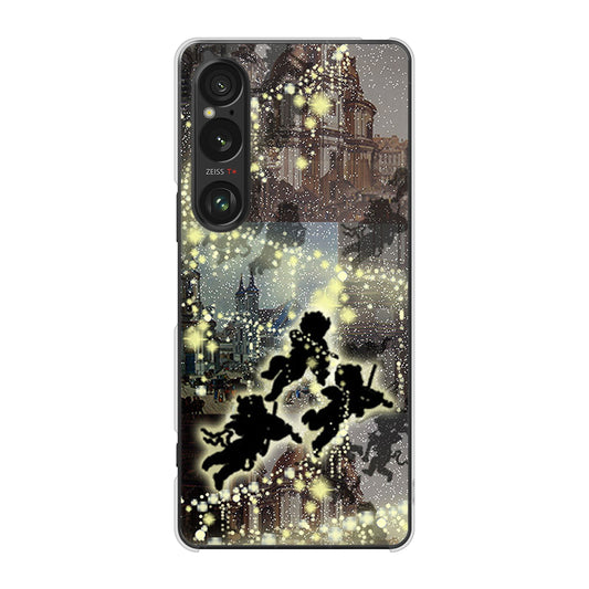 Xperia 1 VI A401SO SoftBank 高画質仕上げ 背面印刷 ハードケース 【253 天使の音楽隊】