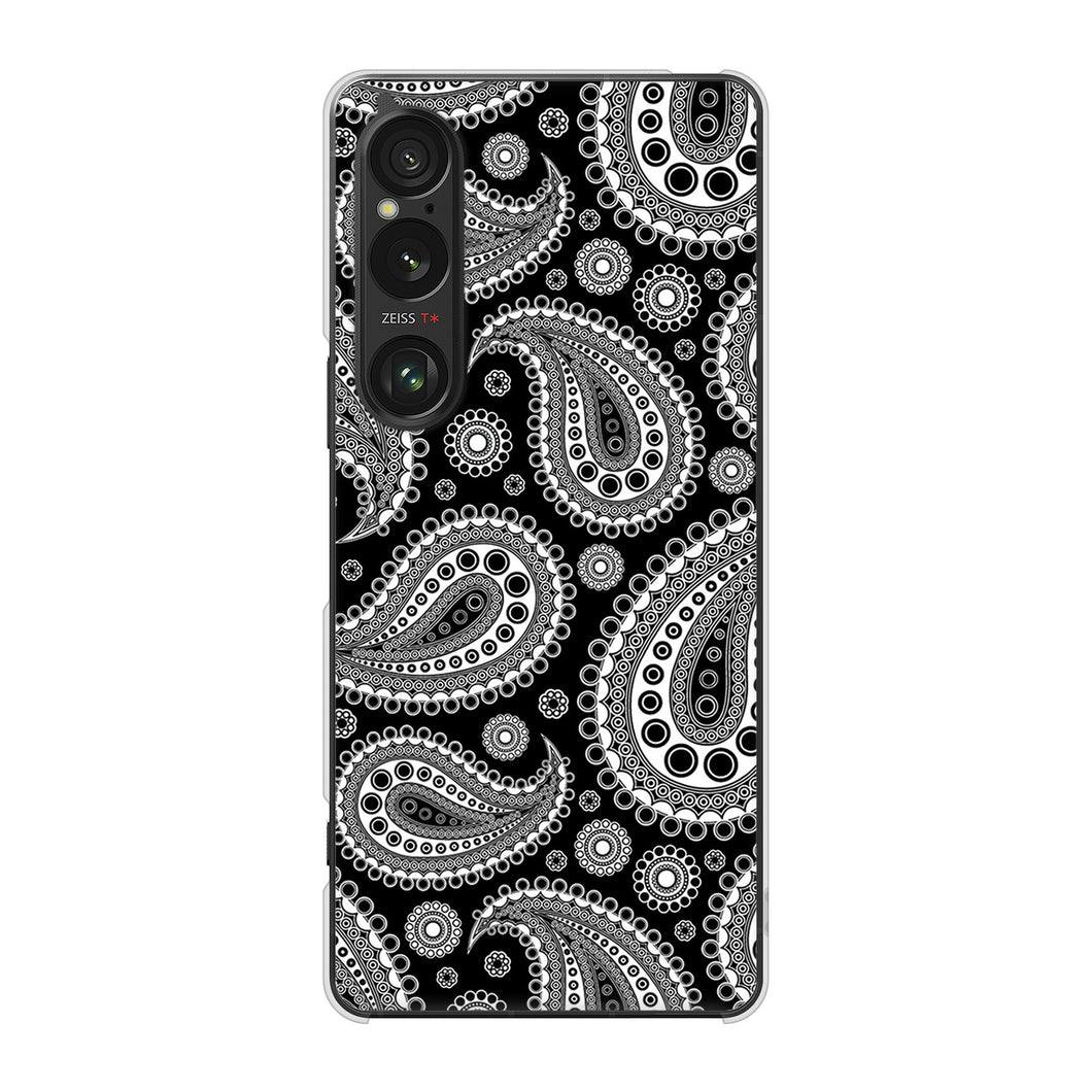 Xperia 1 VI A401SO SoftBank 高画質仕上げ 背面印刷 ハードケースペイズリー