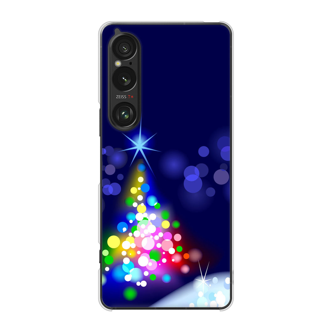 Xperia 1 VI A401SO SoftBank 高画質仕上げ 背面印刷 ハードケースクリスマス