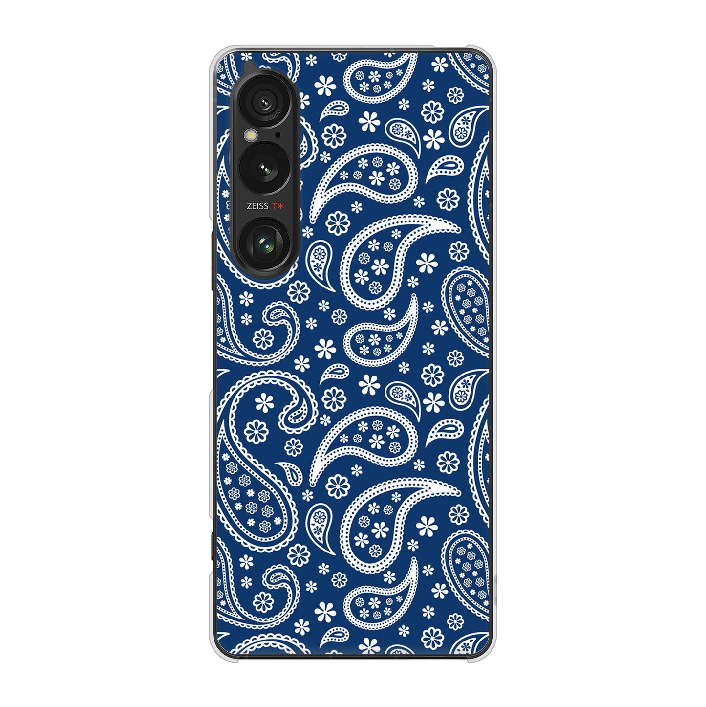 Xperia 1 VI A401SO SoftBank 高画質仕上げ 背面印刷 ハードケースペイズリー