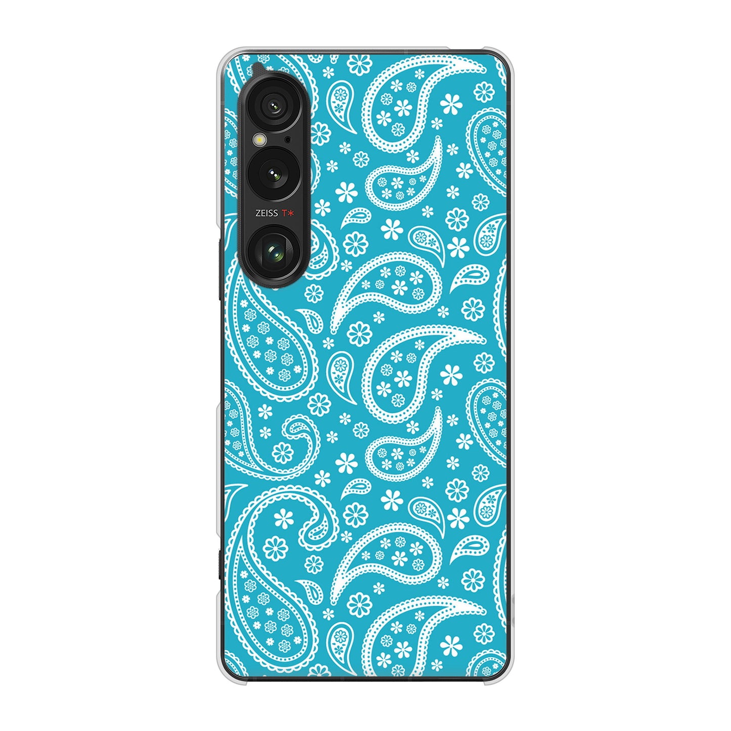 Xperia 1 VI A401SO SoftBank 高画質仕上げ 背面印刷 ハードケースペイズリー