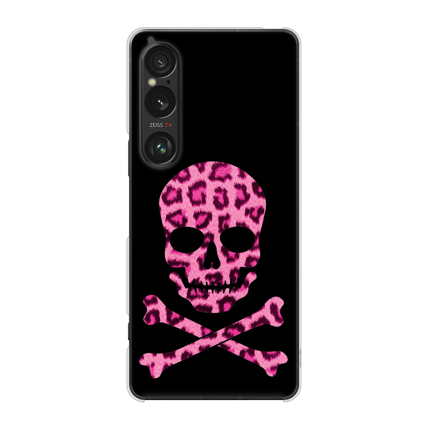 Xperia 1 VI A401SO SoftBank 高画質仕上げ 背面印刷 ハードケースドクロフレーム