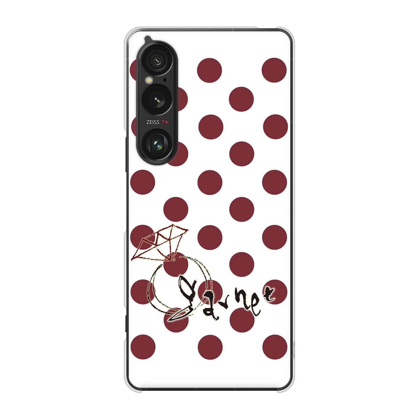 Xperia 1 VI A401SO SoftBank 高画質仕上げ 背面印刷 ハードケース大野詠舟 誕生石