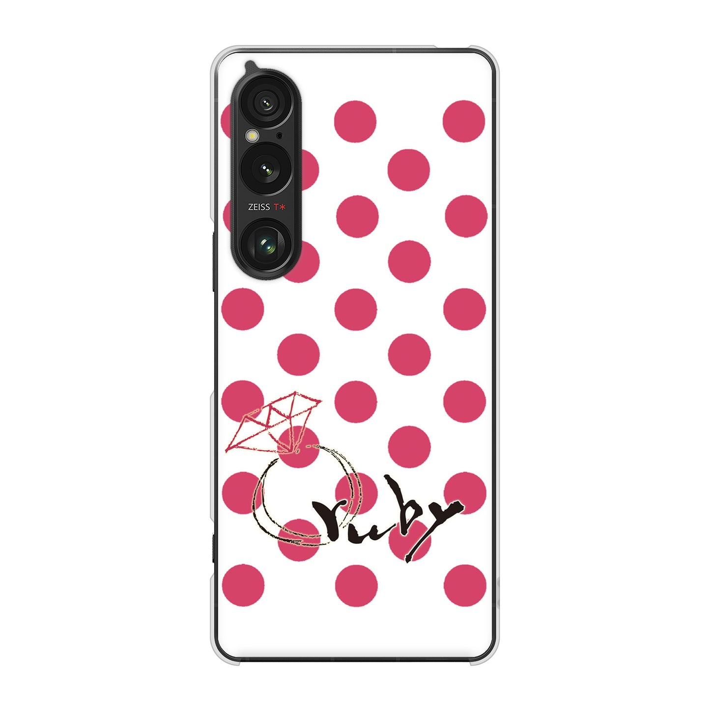 Xperia 1 VI A401SO SoftBank 高画質仕上げ 背面印刷 ハードケース大野詠舟 誕生石