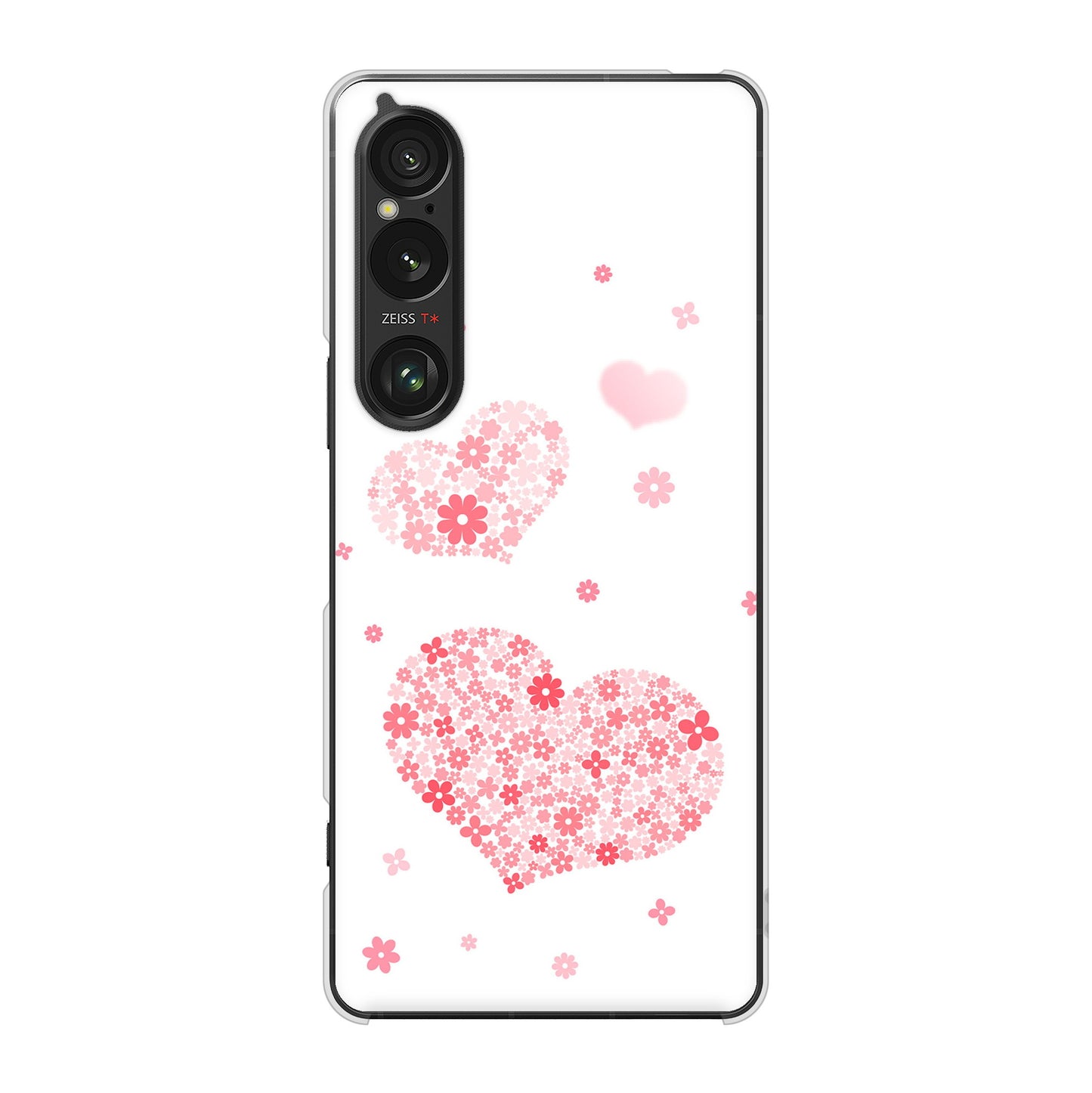 Xperia 1 VI A401SO SoftBank 高画質仕上げ 背面印刷 ハードケースビッグハート