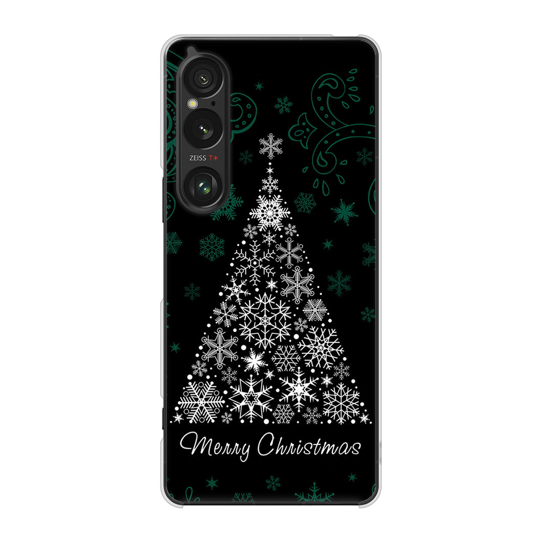 Xperia 1 VI A401SO SoftBank 高画質仕上げ 背面印刷 ハードケースクリスマス