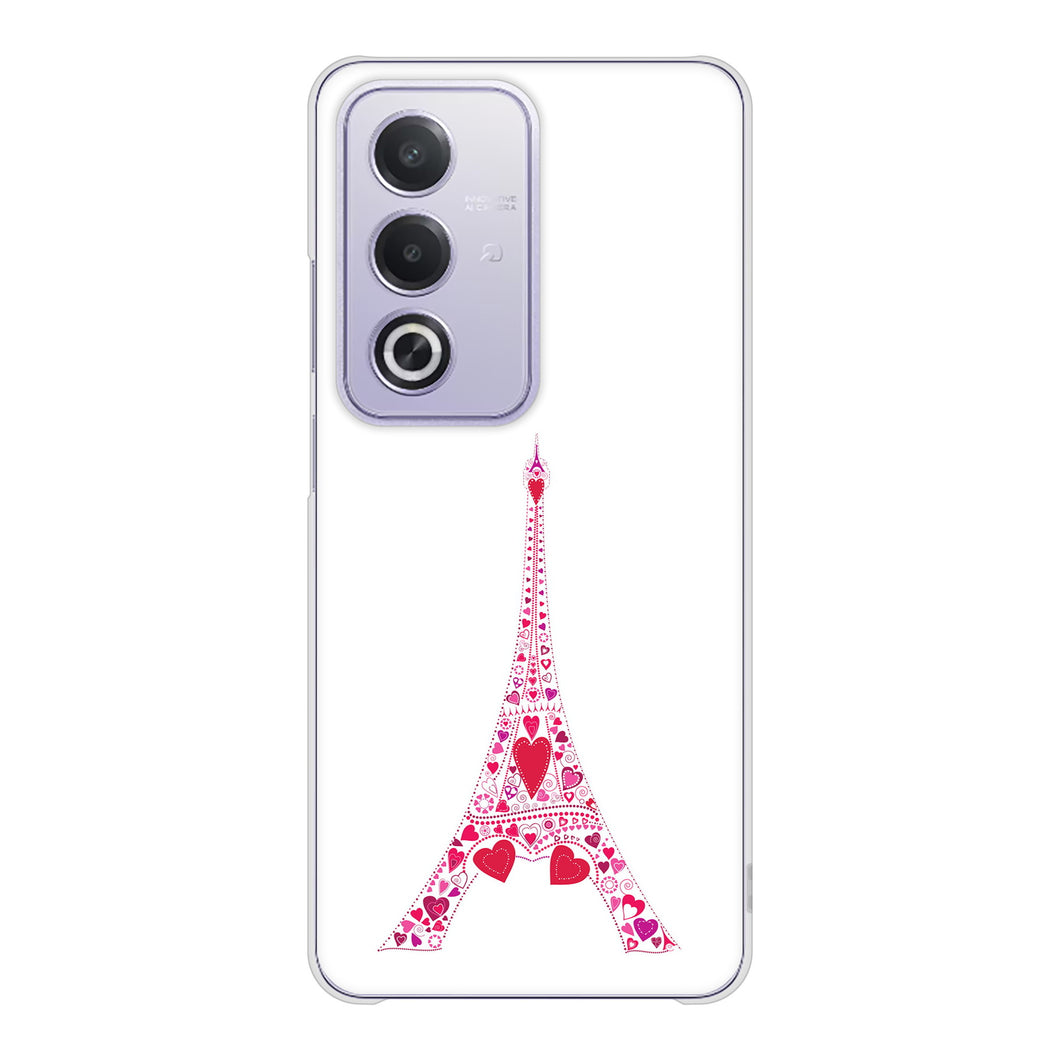 OPPO A3 5G A402OP Y!mobile 高画質仕上げ 背面印刷 ハードケースLOVE フランス