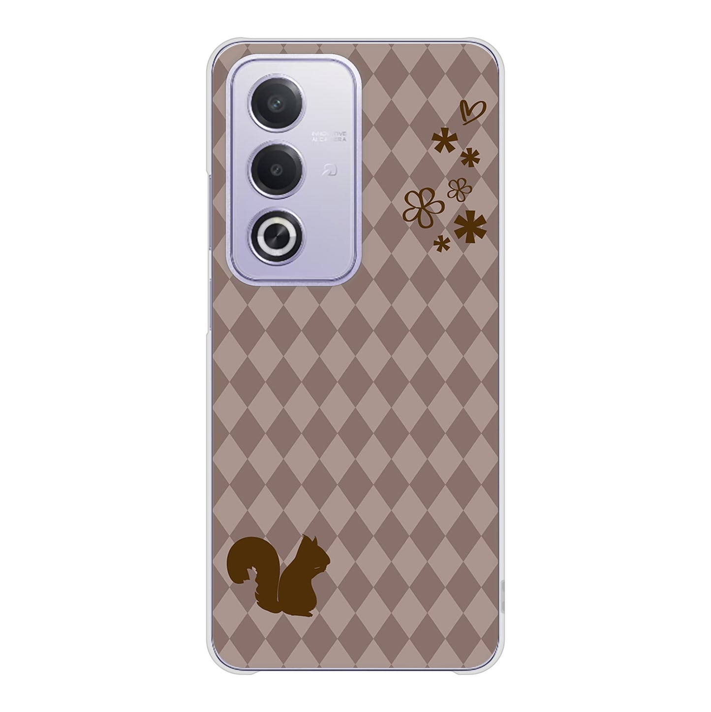 OPPO A3 5G A402OP Y!mobile 高画質仕上げ 背面印刷 ハードケース 【515 リス】