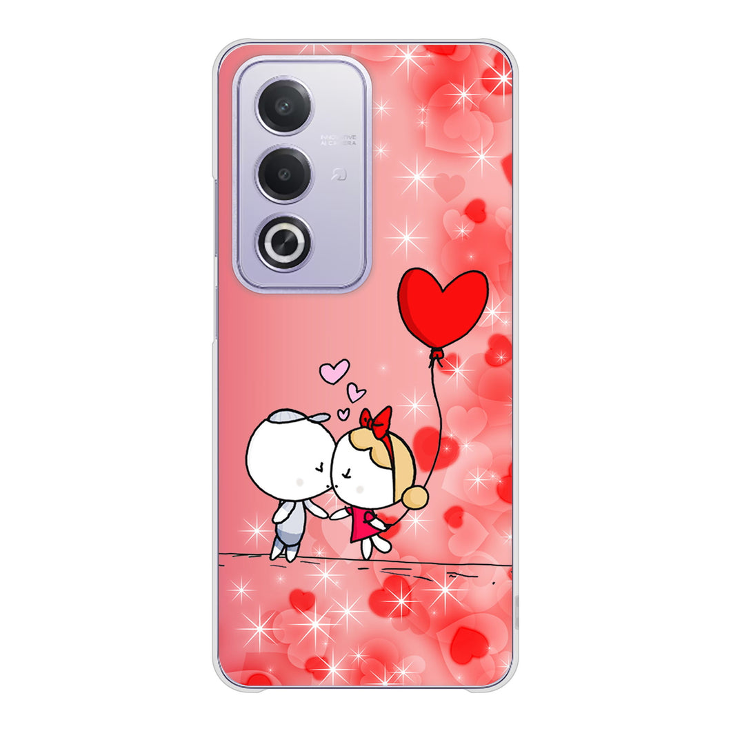 OPPO A3 5G A402OP Y!mobile 高画質仕上げ 背面印刷 ハードケースカップル