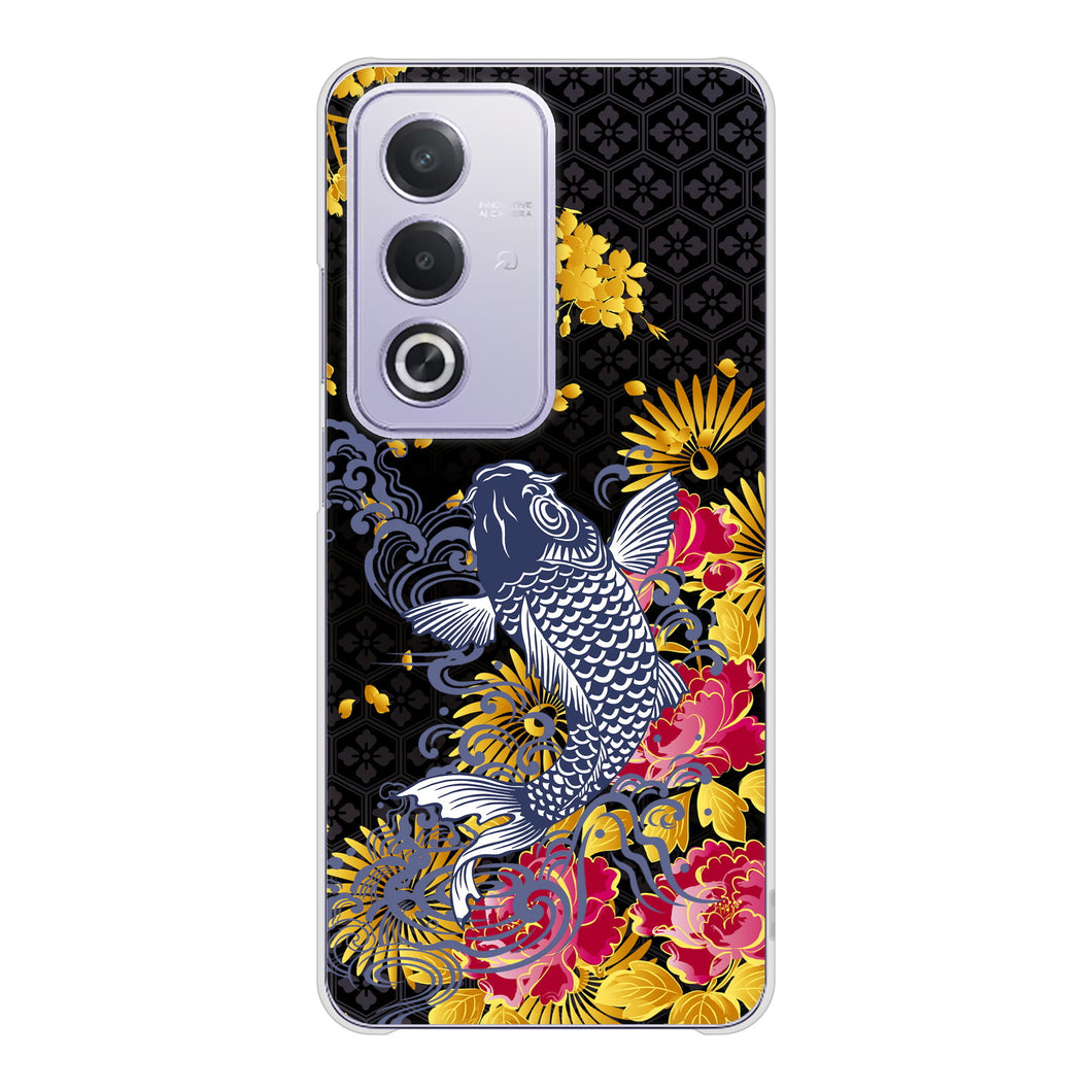 OPPO A3 5G A402OP Y!mobile 高画質仕上げ 背面印刷 ハードケース鯉