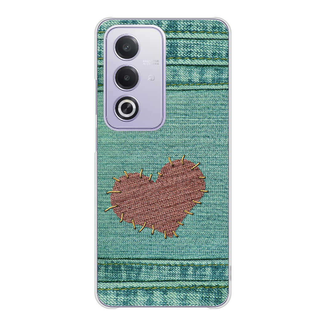 OPPO A3 5G A402OP Y!mobile 高画質仕上げ 背面印刷 ハードケースビッグハート