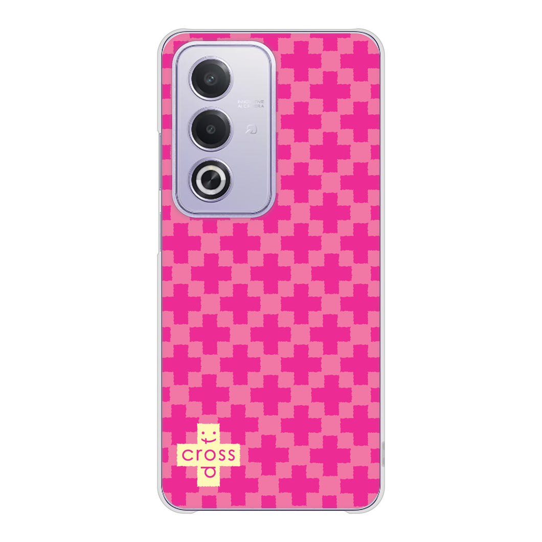 OPPO A3 5G A402OP Y!mobile 高画質仕上げ 背面印刷 ハードケースクロスドット