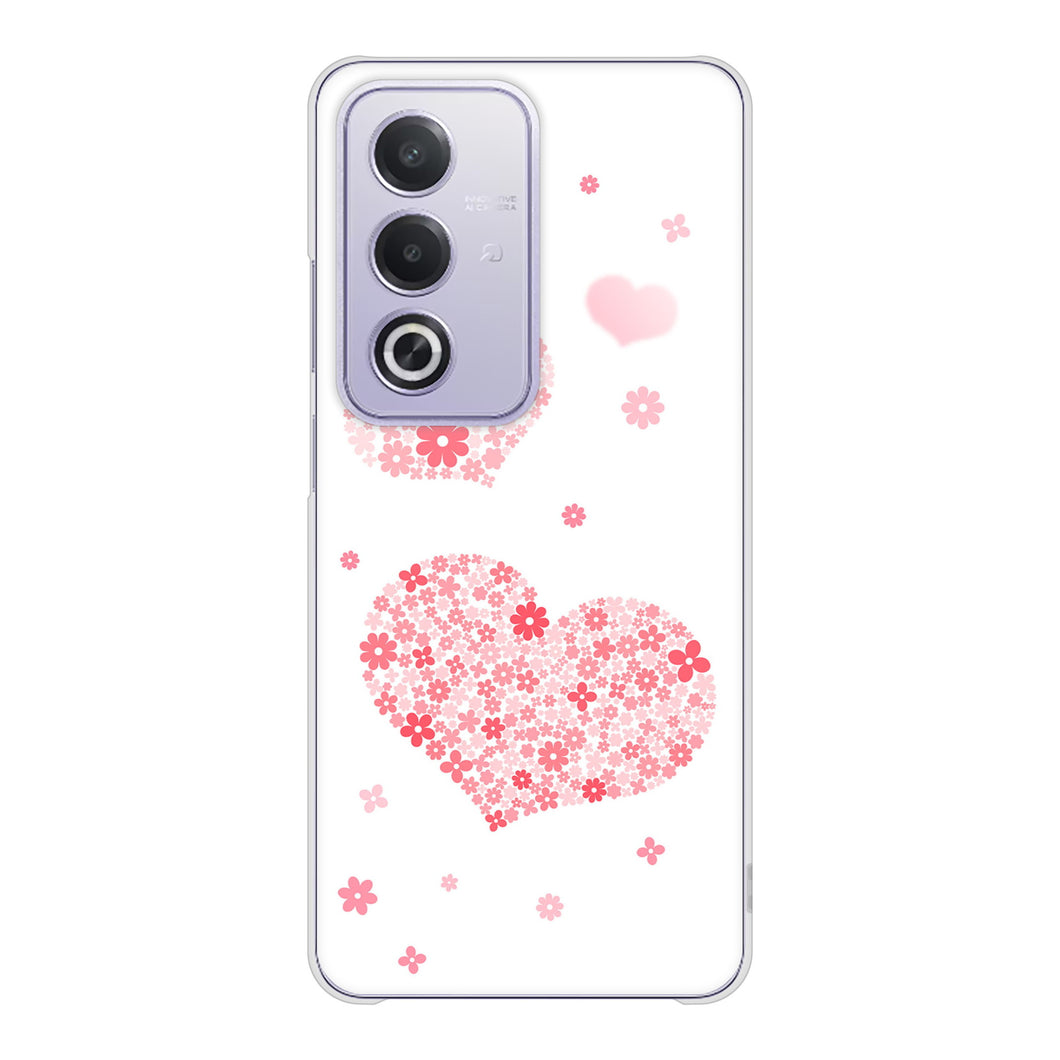 OPPO A3 5G A402OP Y!mobile 高画質仕上げ 背面印刷 ハードケースビッグハート