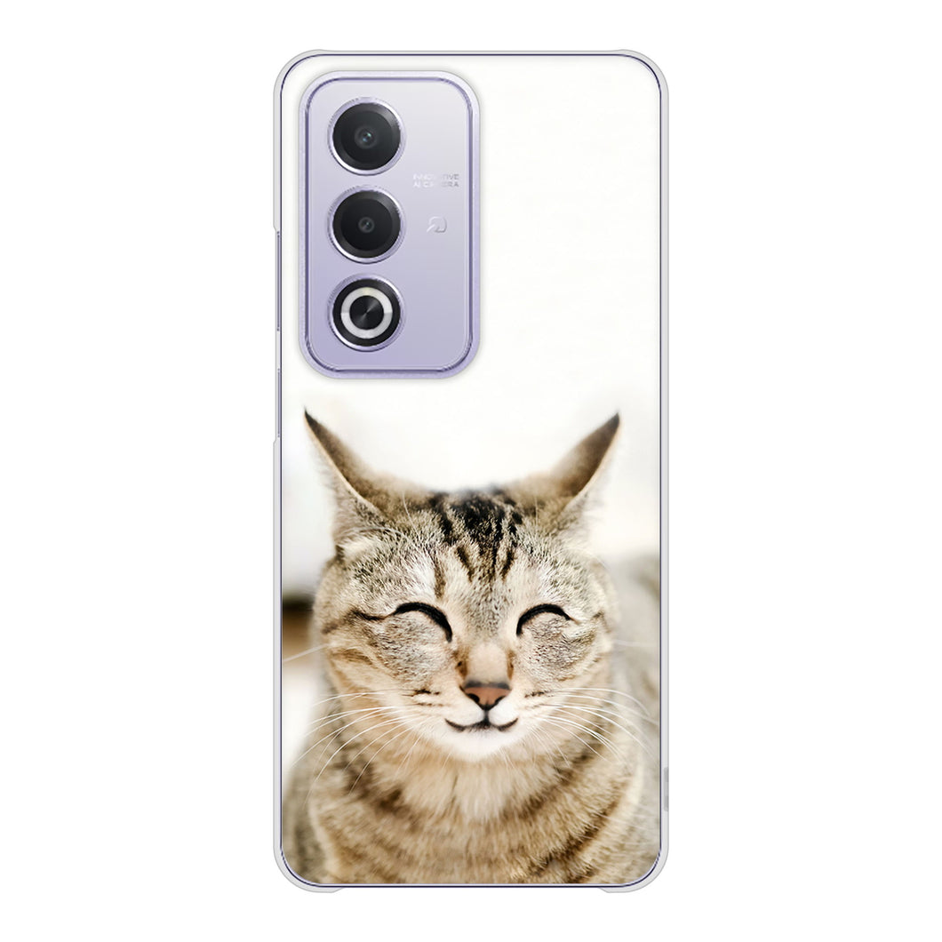 OPPO A3 5G A402OP Y!mobile 高画質仕上げ 背面印刷 ハードケース 【VA801 笑福ねこ】