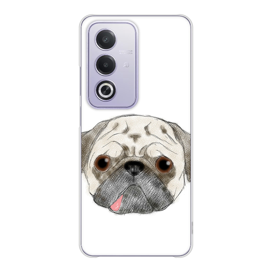 OPPO A3 5G A402OP Y!mobile 高画質仕上げ 背面印刷 ハードケースパグ