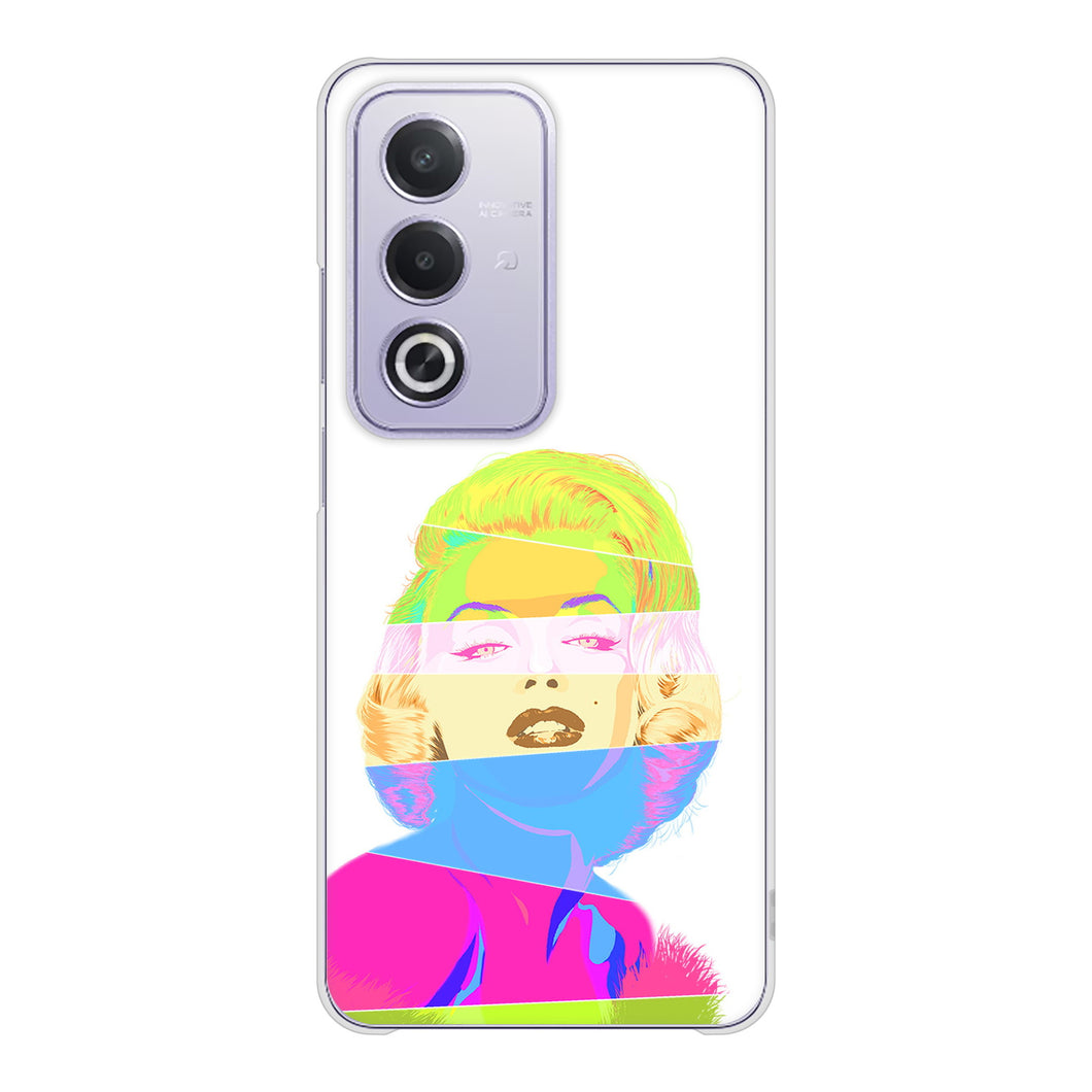 OPPO A3 5G A402OP Y!mobile 高画質仕上げ 背面印刷 ハードケースマリリンモンローデザイン