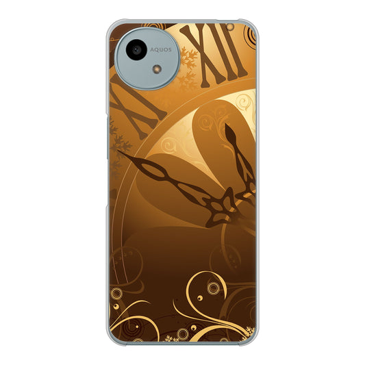 AQUOS wish4 A402SH Y!mobile 高画質仕上げ 背面印刷 ハードケース 【185 時を刻む針】