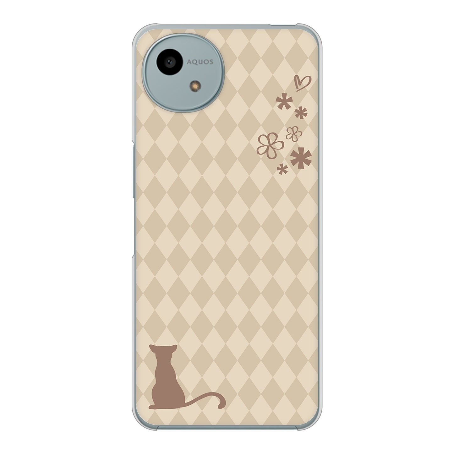 AQUOS wish4 A402SH Y!mobile 高画質仕上げ 背面印刷 ハードケース 【516 ワラビー】