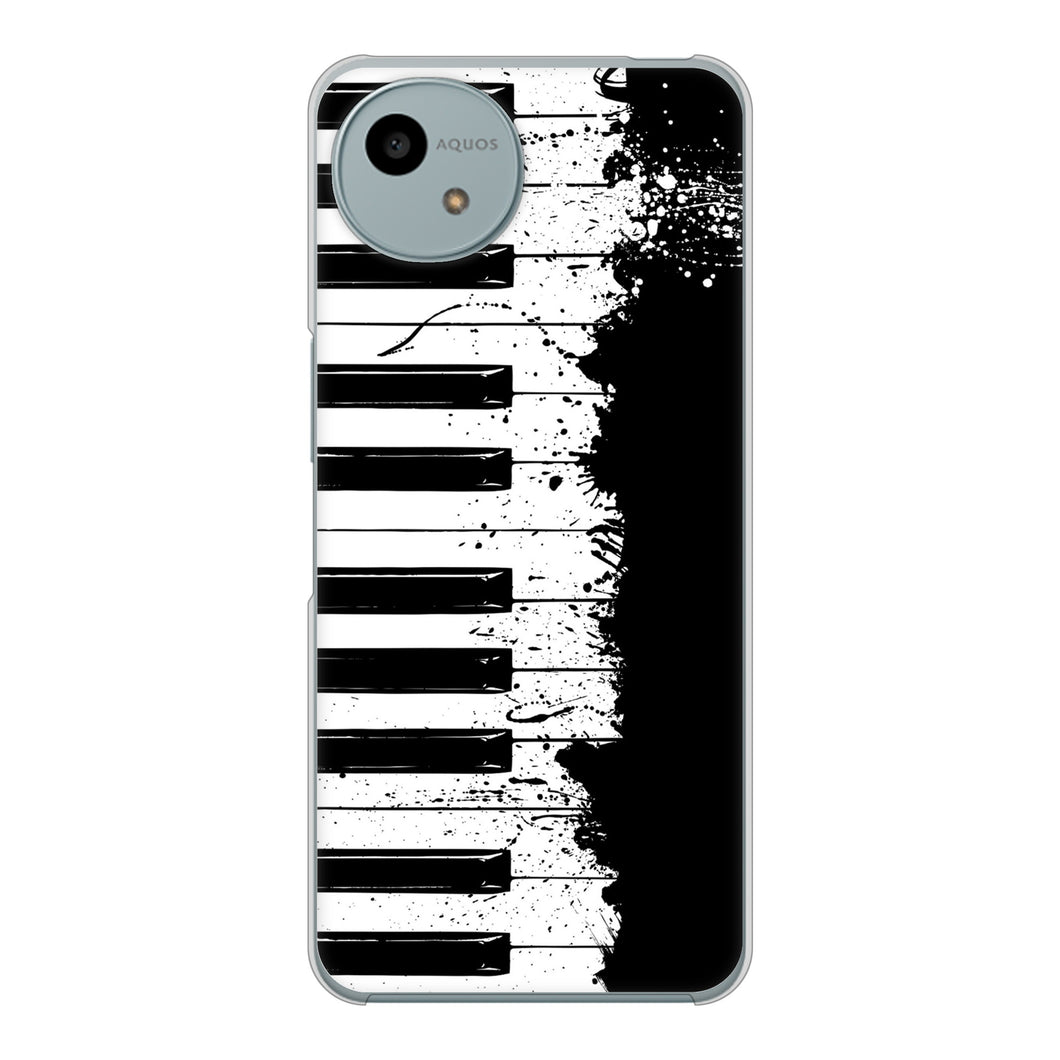 AQUOS wish4 A402SH Y!mobile 高画質仕上げ 背面印刷 ハードケースピアノ