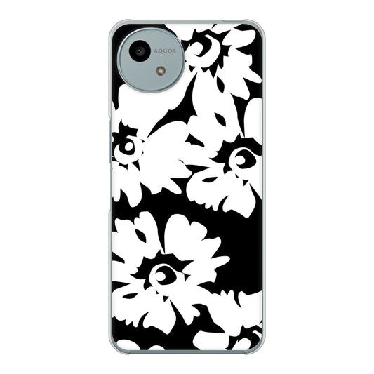 AQUOS wish4 A402SH Y!mobile 高画質仕上げ 背面印刷 ハードケース 【1215 モダンフラワー】