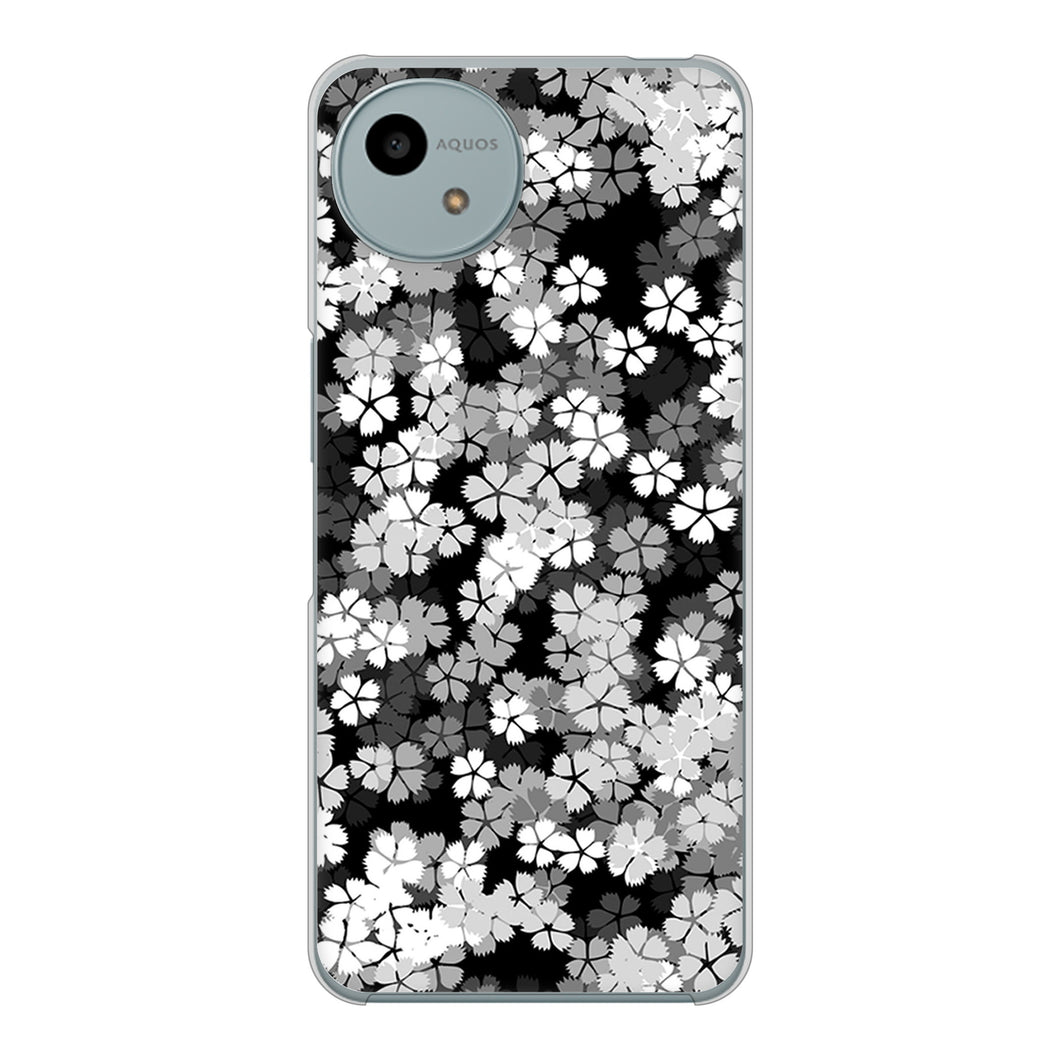 AQUOS wish4 A402SH Y!mobile 高画質仕上げ 背面印刷 ハードケース 【1332 夜桜】