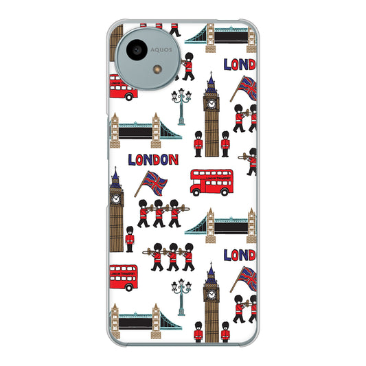 AQUOS wish4 A402SH Y!mobile 高画質仕上げ 背面印刷 ハードケース 【EK811 ロンドンの街】