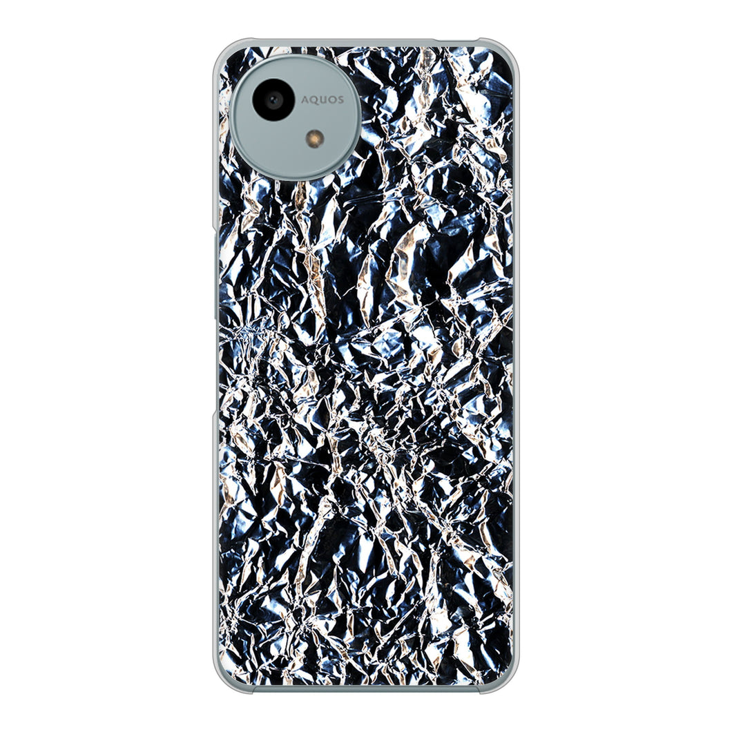 AQUOS wish4 A402SH Y!mobile 高画質仕上げ 背面印刷 ハードケース 【EK835 スタイリッシュアルミシルバー】