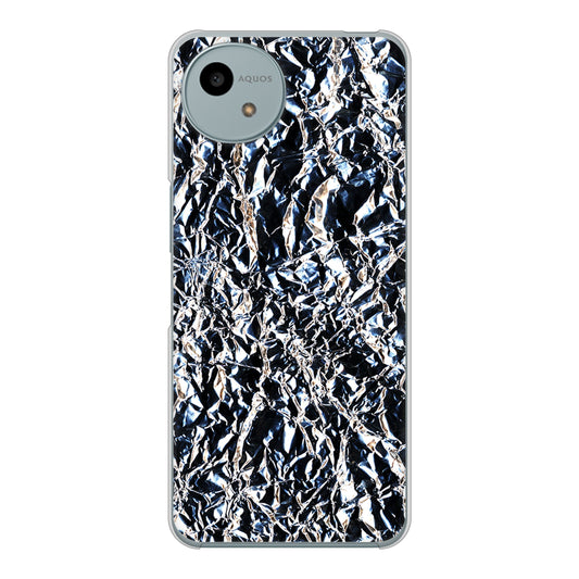 AQUOS wish4 A402SH Y!mobile 高画質仕上げ 背面印刷 ハードケース 【EK835 スタイリッシュアルミシルバー】