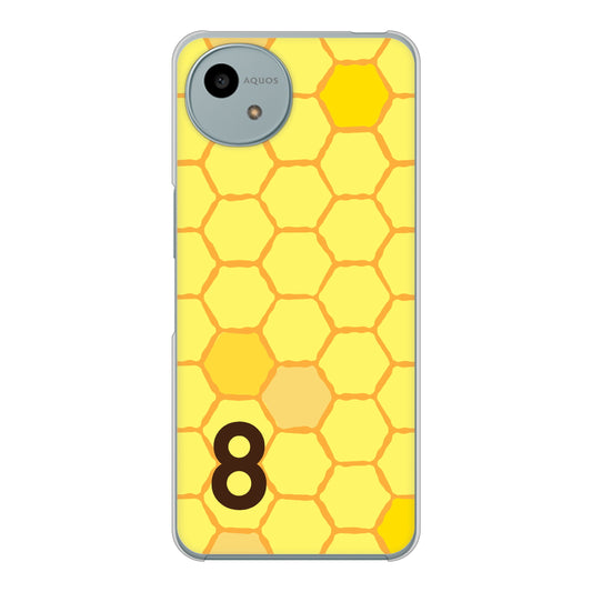 AQUOS wish4 A402SH Y!mobile 高画質仕上げ 背面印刷 ハードケース 【IB913 はちの巣】