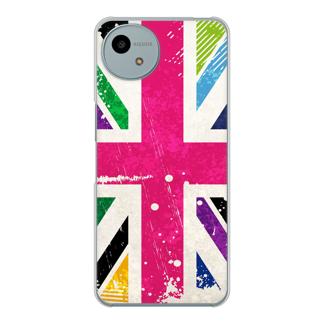 AQUOS wish4 A402SH Y!mobile 高画質仕上げ 背面印刷 ハードケースユニオンジャック