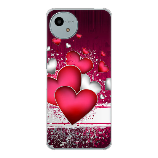 AQUOS wish4 A402SH Y!mobile 高画質仕上げ 背面印刷 ハードケース 【VA835 ハートの息吹】
