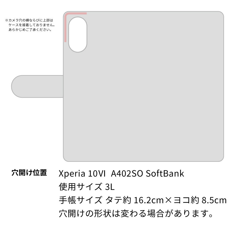 Xperia 10 VI A402SO SoftBank スマホショルダー 【 手帳型 Simple 名入れ 長さ調整可能ストラップ付き 】 耐衝撃