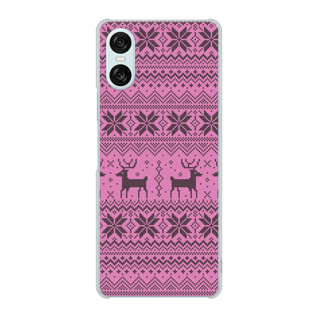 Xperia 10 VI A402SO SoftBank 高画質仕上げ 背面印刷 ハードケースクリスマス