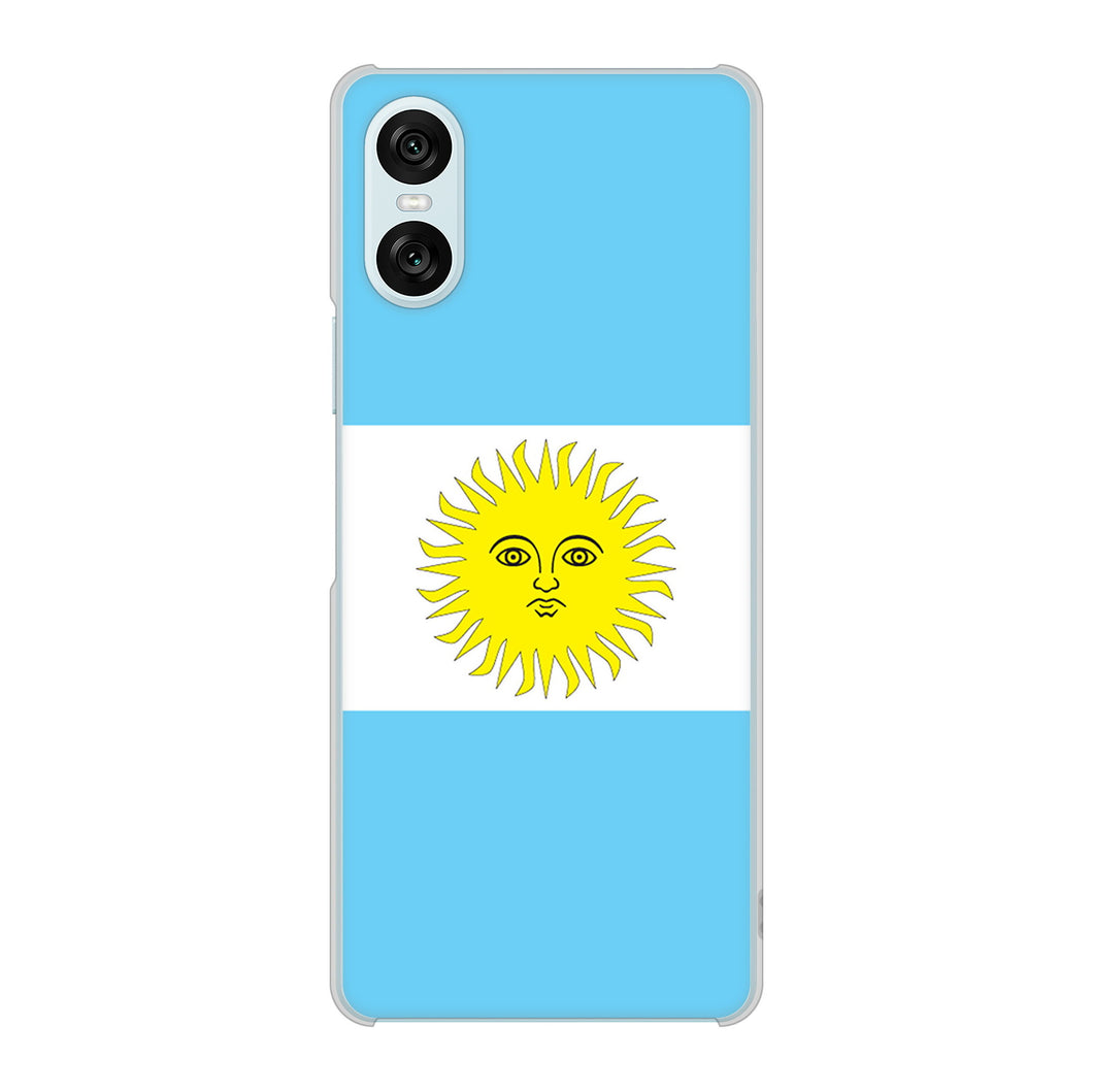 Xperia 10 VI A402SO SoftBank 高画質仕上げ 背面印刷 ハードケース国旗