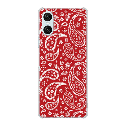 Xperia 10 VI A402SO SoftBank 高画質仕上げ 背面印刷 ハードケースペイズリー