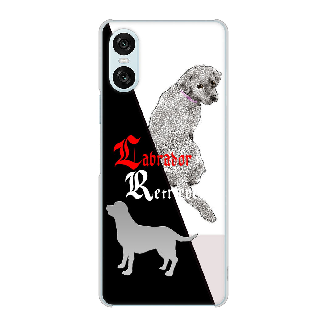 Xperia 10 VI A402SO SoftBank 高画質仕上げ 背面印刷 ハードケースラブラドールレトリバー