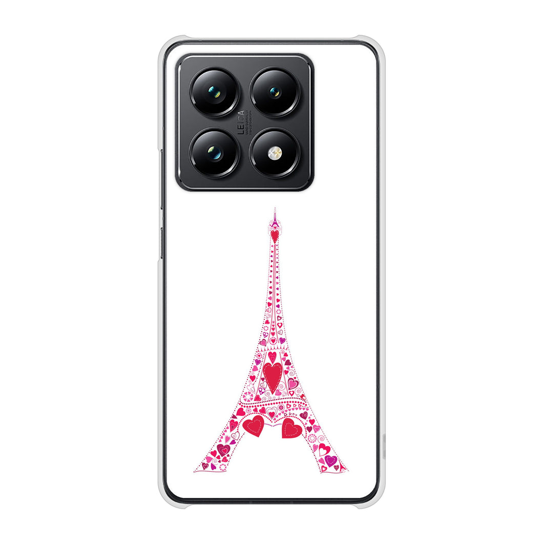 Xiaomi 14T Pro A402XM SoftBank 高画質仕上げ 背面印刷 ハードケースLOVE フランス