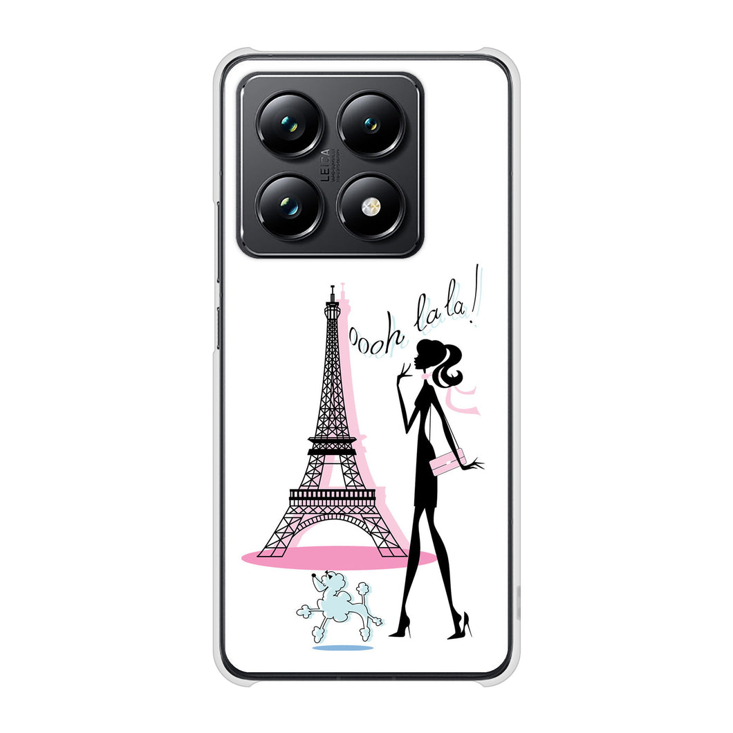 Xiaomi 14T Pro A402XM SoftBank 高画質仕上げ 背面印刷 ハードケースLOVE フランス