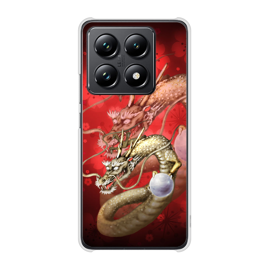 Xiaomi 14T Pro A402XM SoftBank 高画質仕上げ 背面印刷 ハードケース龍