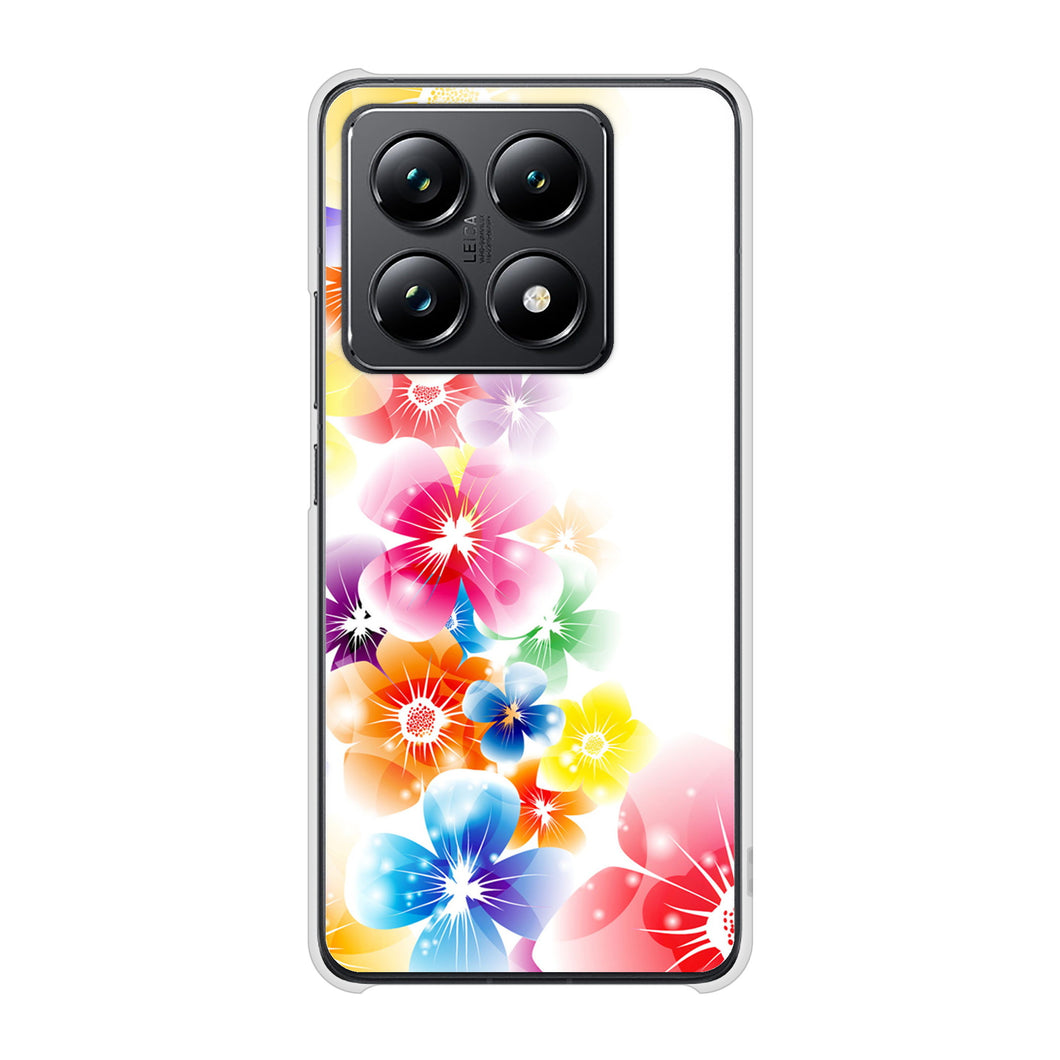 Xiaomi 14T Pro A402XM SoftBank 高画質仕上げ 背面印刷 ハードケース 【1209 光と花】