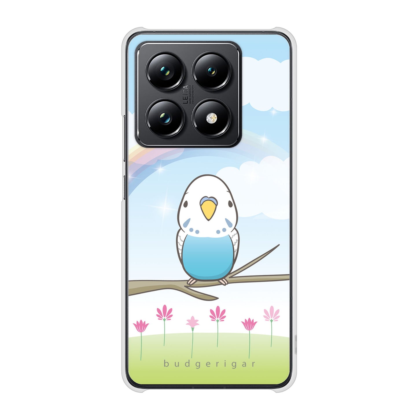 Xiaomi 14T Pro A402XM SoftBank 高画質仕上げ 背面印刷 ハードケースセキセイインコ