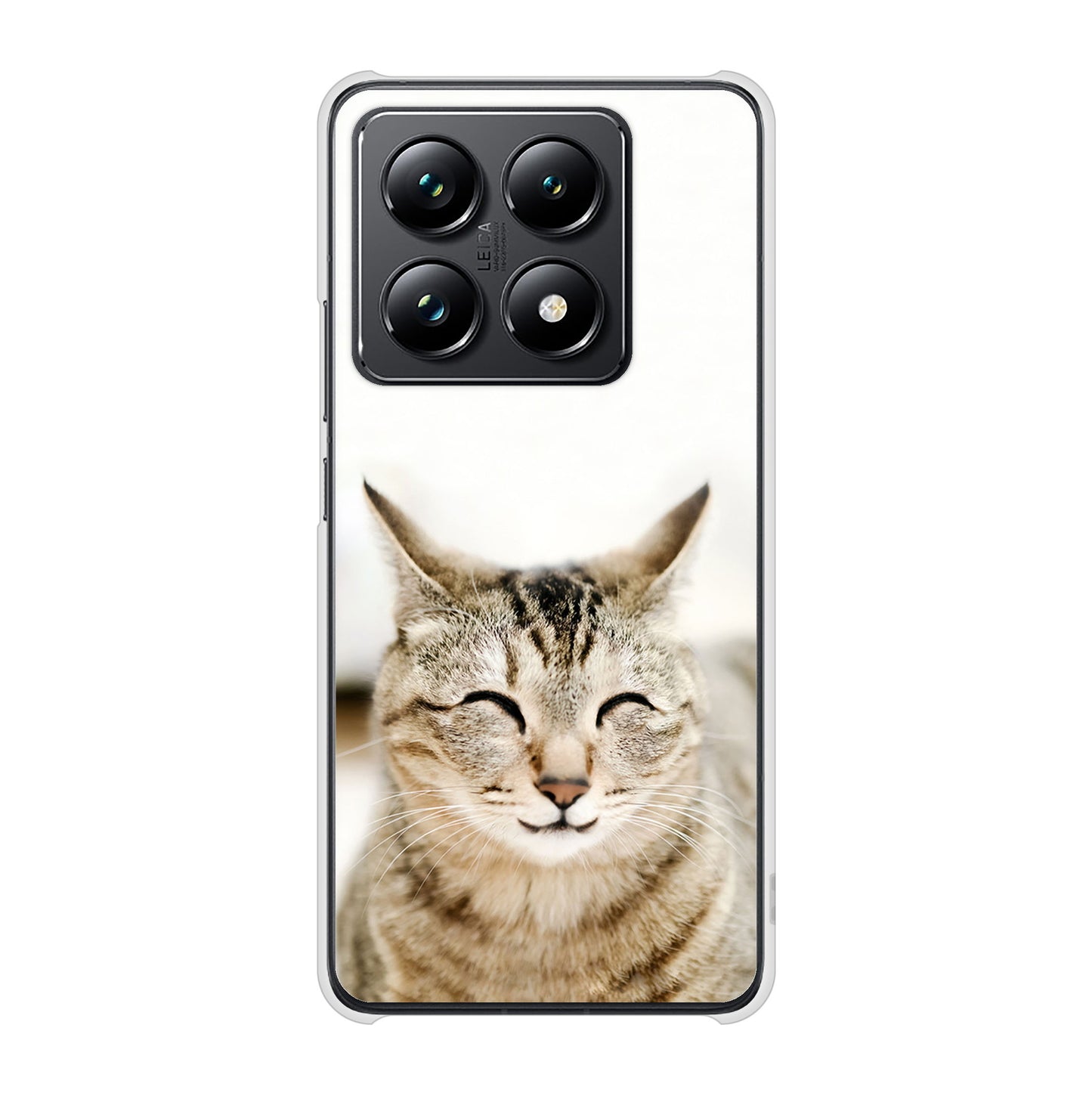 Xiaomi 14T Pro A402XM SoftBank 高画質仕上げ 背面印刷 ハードケース 【VA801 笑福ねこ】