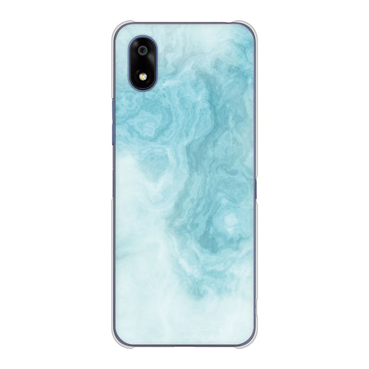 かんたんスマホ4 A402ZT Y!mobile 高画質仕上げ 背面印刷 ハードケース大理石BK