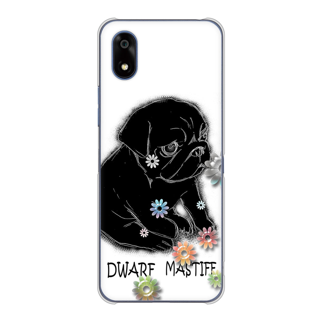 かんたんスマホ4 A402ZT Y!mobile 高画質仕上げ 背面印刷 ハードケースパグ