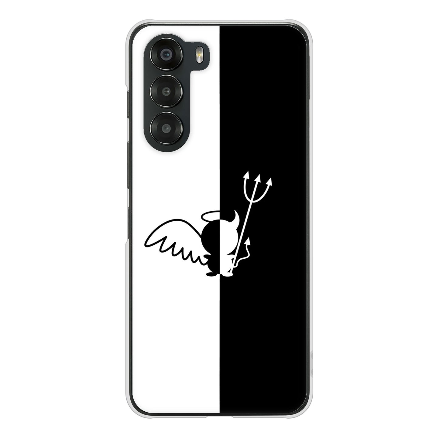 nubia S 5G A403ZT Y!mobile 高画質仕上げ 背面印刷 ハードケース 【027 ハーフデビット】