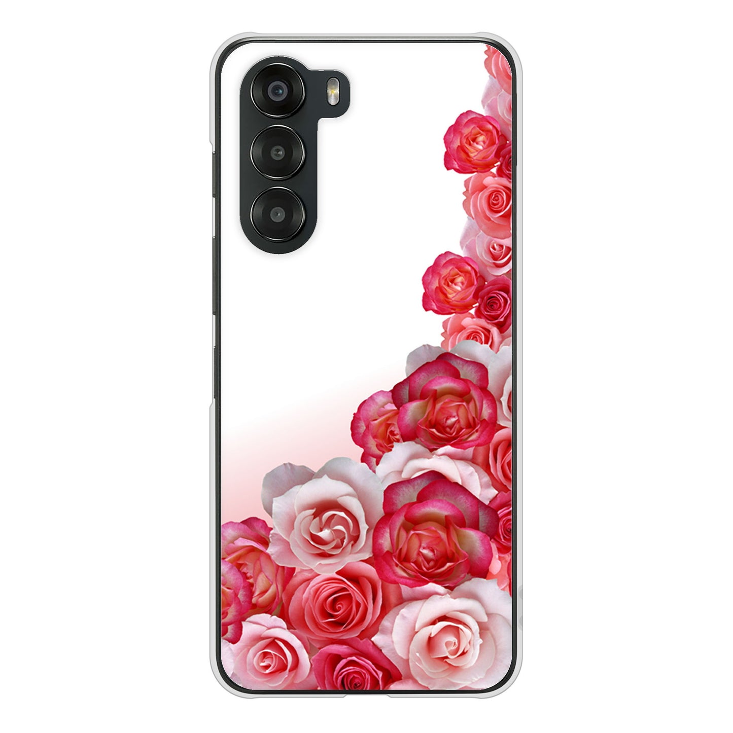 nubia S 5G A403ZT Y!mobile 高画質仕上げ 背面印刷 ハードケースロマンチックなバラ
