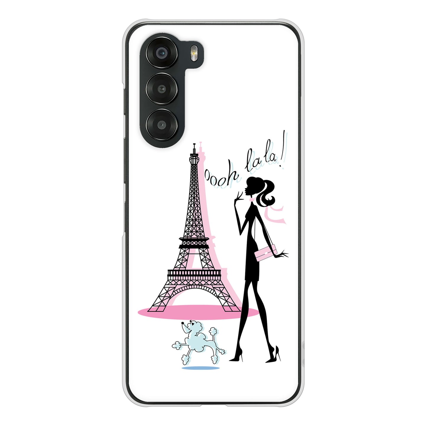 nubia S 5G A403ZT Y!mobile 高画質仕上げ 背面印刷 ハードケースLOVE フランス