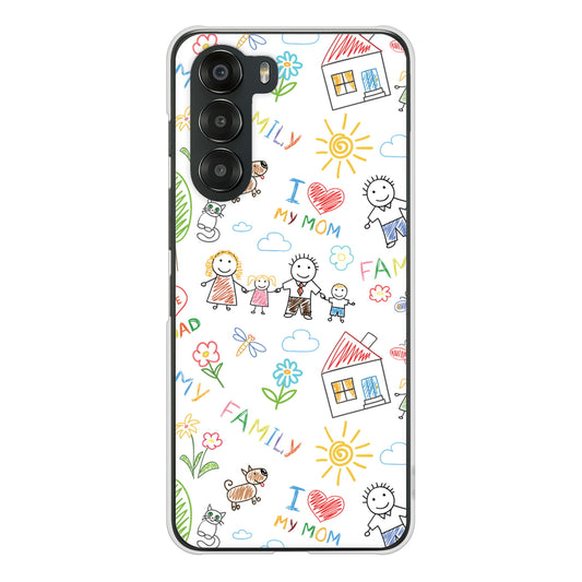 nubia S 5G A403ZT Y!mobile 高画質仕上げ 背面印刷 ハードケースカップル&ファミリー